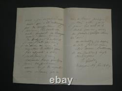 Théodore GUDIN, peintre français, lettre autographe signée, 14 février 1864