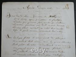 Théodore GUDIN, peintre français, lettre autographe signée, 14 février 1864