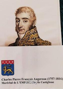 Très Importante lettre autographe signée 21 mars 1814 Duc de Feltre à Augereau