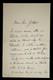 Victorin JonciÈres Lettre Autographe SignÉe À Louis Gallet