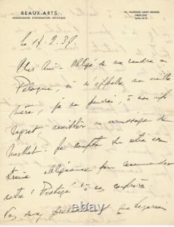 Waldemar George Correspondance 18 lettres autographes signées adressée