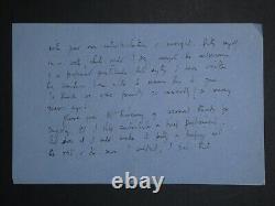 Walter de La Mare, 20 lettres autographes signées et 28 lettres tapuscrites