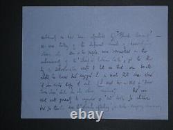 Walter de La Mare, 20 lettres autographes signées et 28 lettres tapuscrites