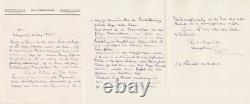 Willy Preetorius Peintre Autographe Lettre Signée Schondorf 1921