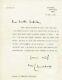 Winston Churchill Lettre Signée Apostille Autographe à La Comtesse Greffulhe