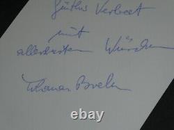 Yohanan Boehm -Lettre autographe signée et photo dédicacée, à Jérusalem 1984