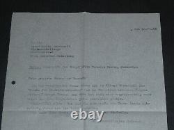 Yohanan Boehm -Lettre autographe signée et photo dédicacée, à Jérusalem 1984