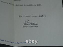 Yohanan Boehm -Lettre autographe signée et photo dédicacée, à Jérusalem 1984